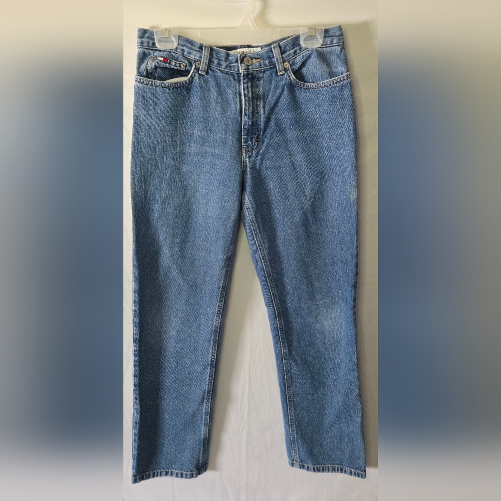 3/$25 Tommy Hilfiger 2002 Y2K Vintage Boyfriend Denim Jean Size 8